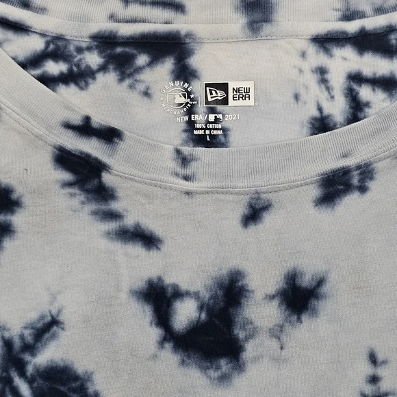 NEW ERA-New Era Navy Tie-Dye Sweatshirt - Picture 6 of 6
